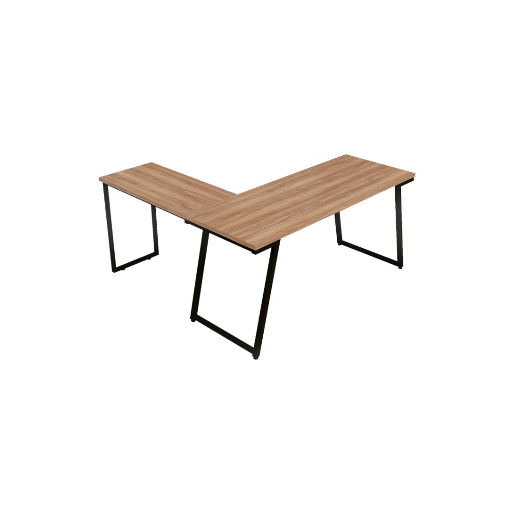 Mesa de escritório em L industrial Soho